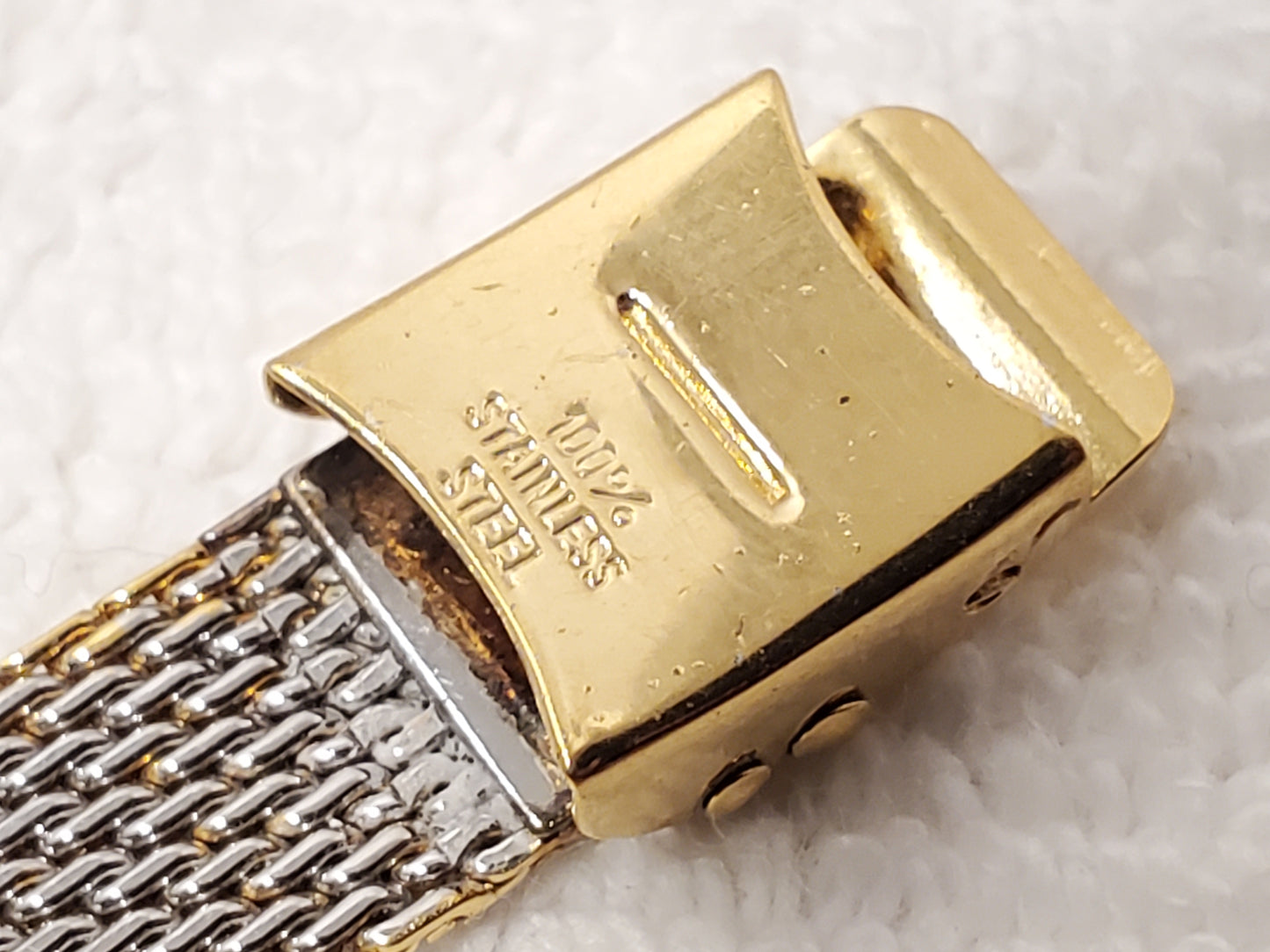 Vintage Benrus Swiss Gold Plated Diamonds Bezel Women's Wind Up Watch 17 Jewels