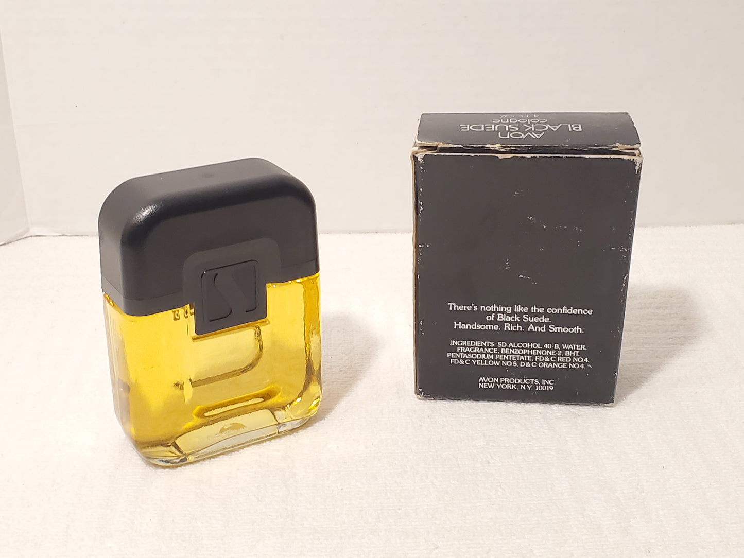 Vintage Black Suede by Avon Men's Cologne Eau de Toilette Splash 4 oz Bottle