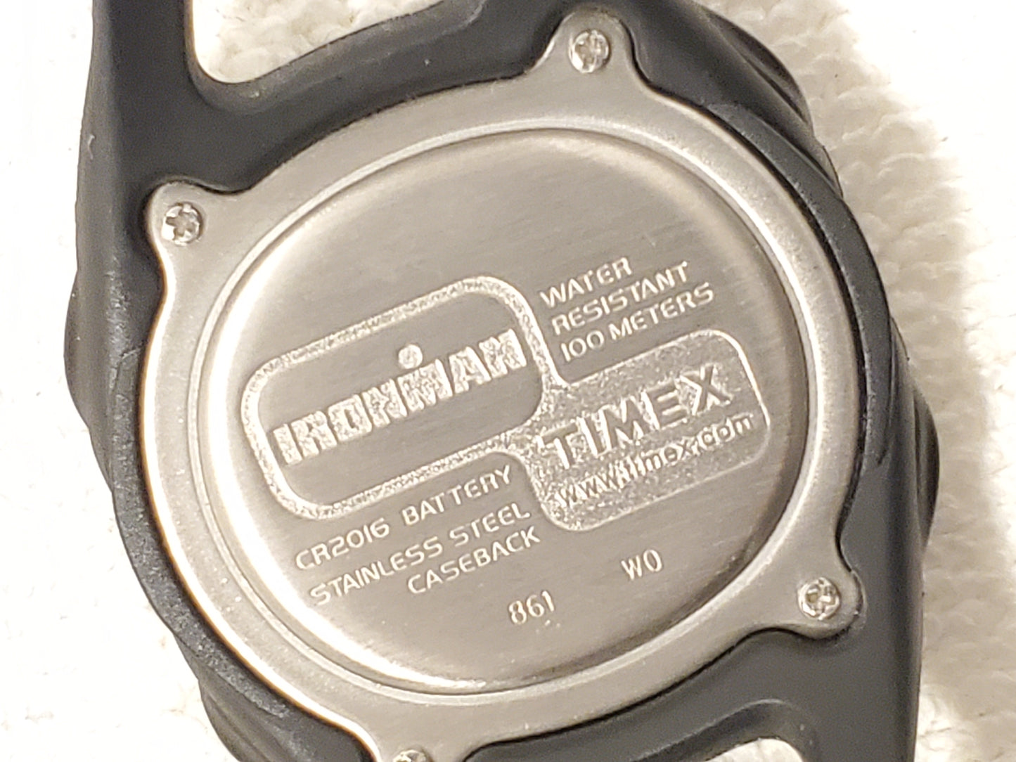 Vintage Timex Ironman Indiglo Men's Digital Watch WR 100 Meters Day Date Chrono