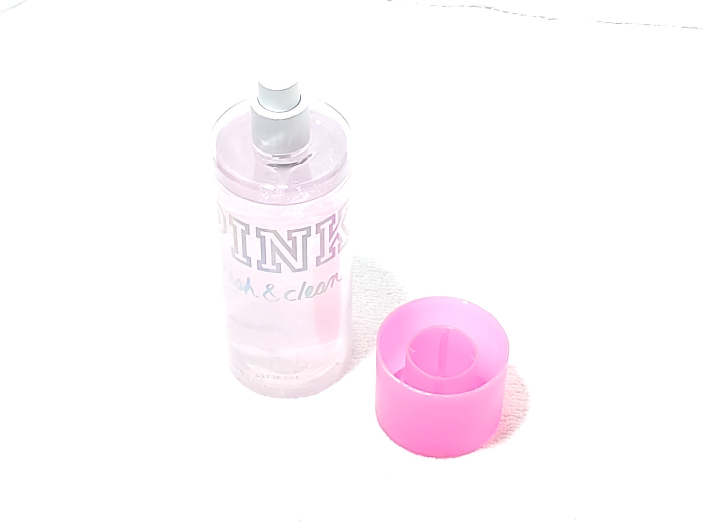 Victoria's Secret PINK Fresh & Clean Shimmer Mist 8.4 oz Spray Bottle Women's