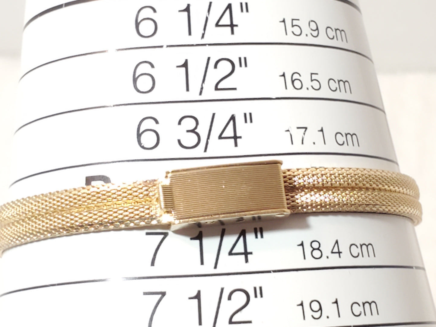 Vintage Armitron Women's Gold Plated Diamonds Bezel Watch Mesh Band One Jewel