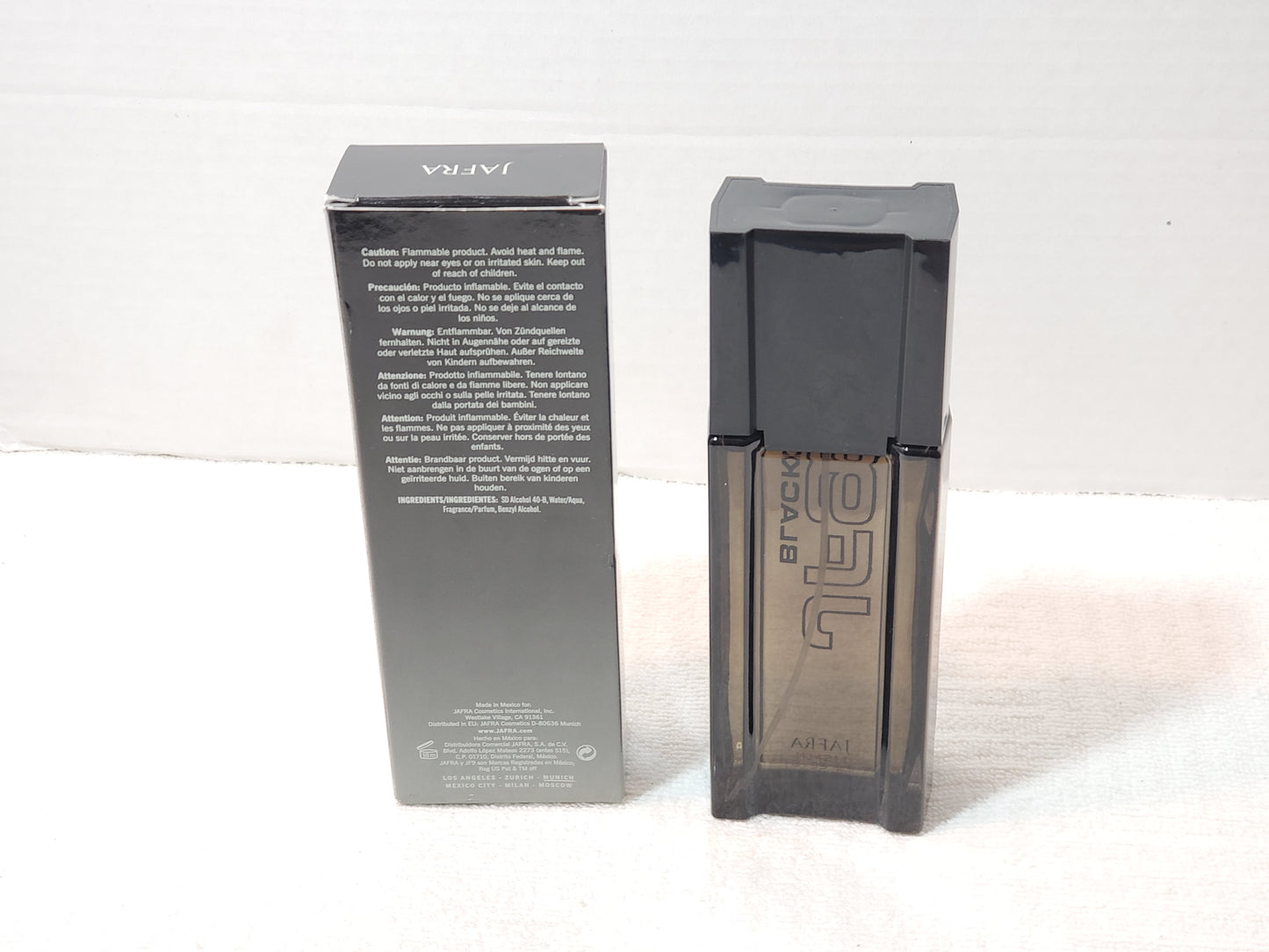JAFRA JF9 Black Men's Cologne 3.3 fl oz Bottle Spray Made in Mexico New