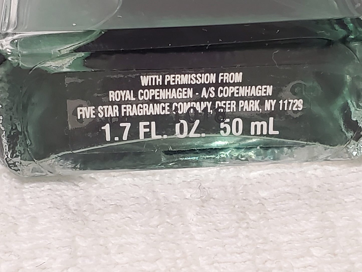 Vintage Royal Copenhagen Mens Cologne 1.7 oz Bottle Spray by Five Star Fragrance