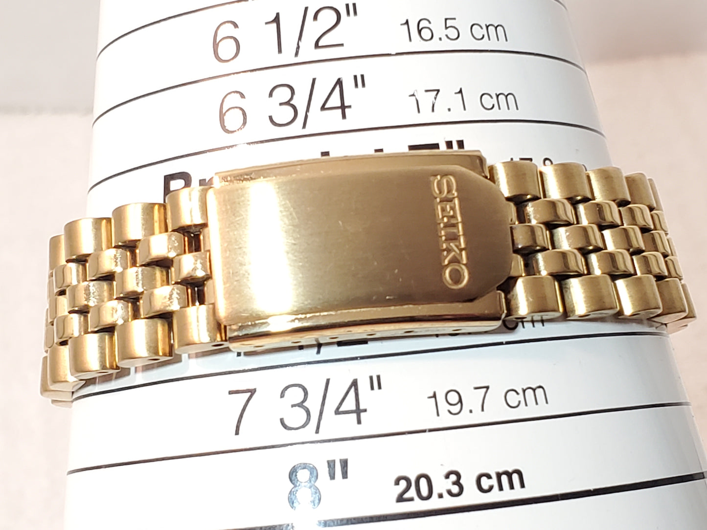 Vintage Seiko Presidential Men's Gold Tone Day Date Quartz Watch S Steel 1 Jewel