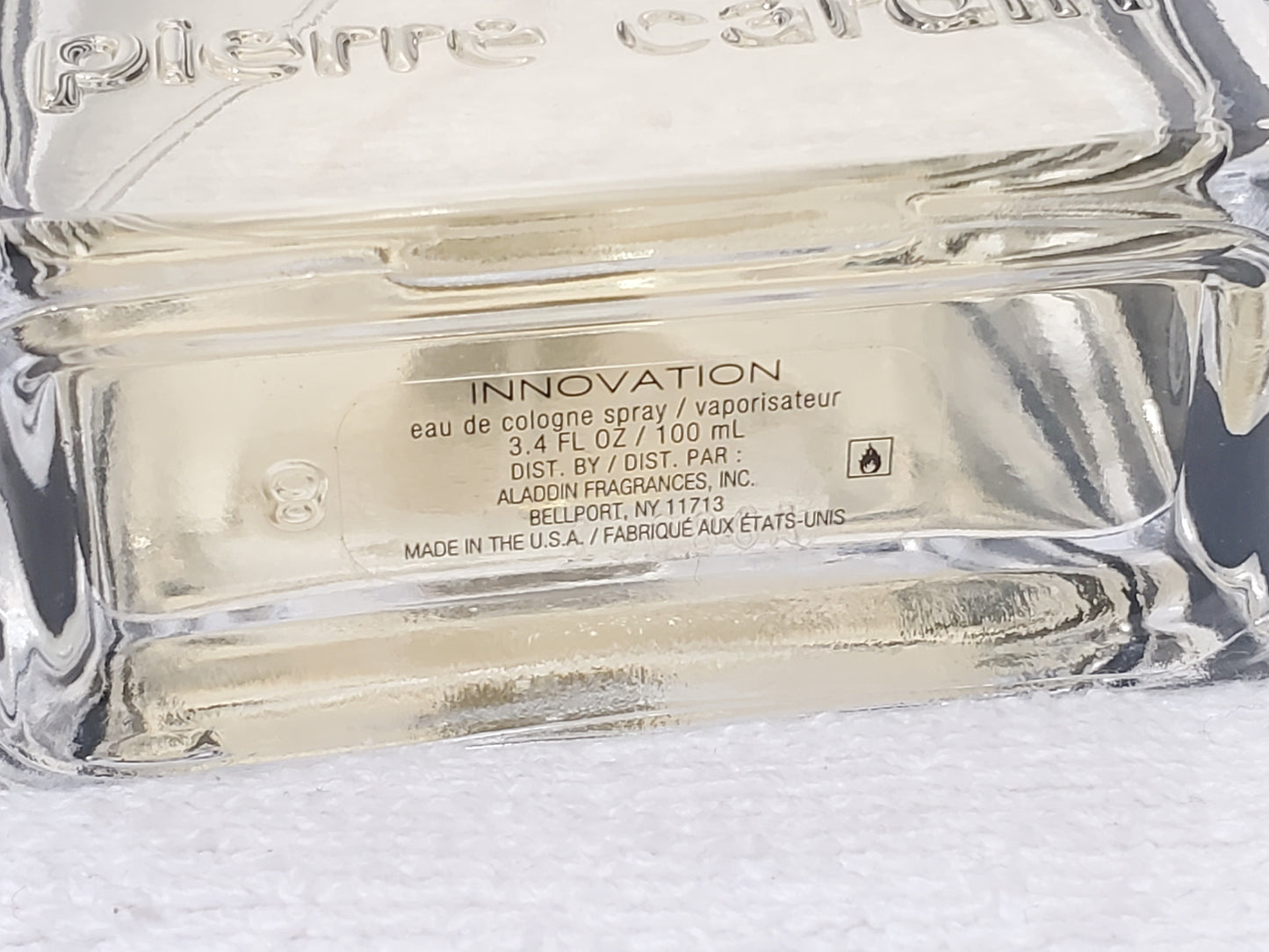 Pierre Cardin Innovation Men's Eau De Cologne Spray 3.4 oz Bottle Made in USA