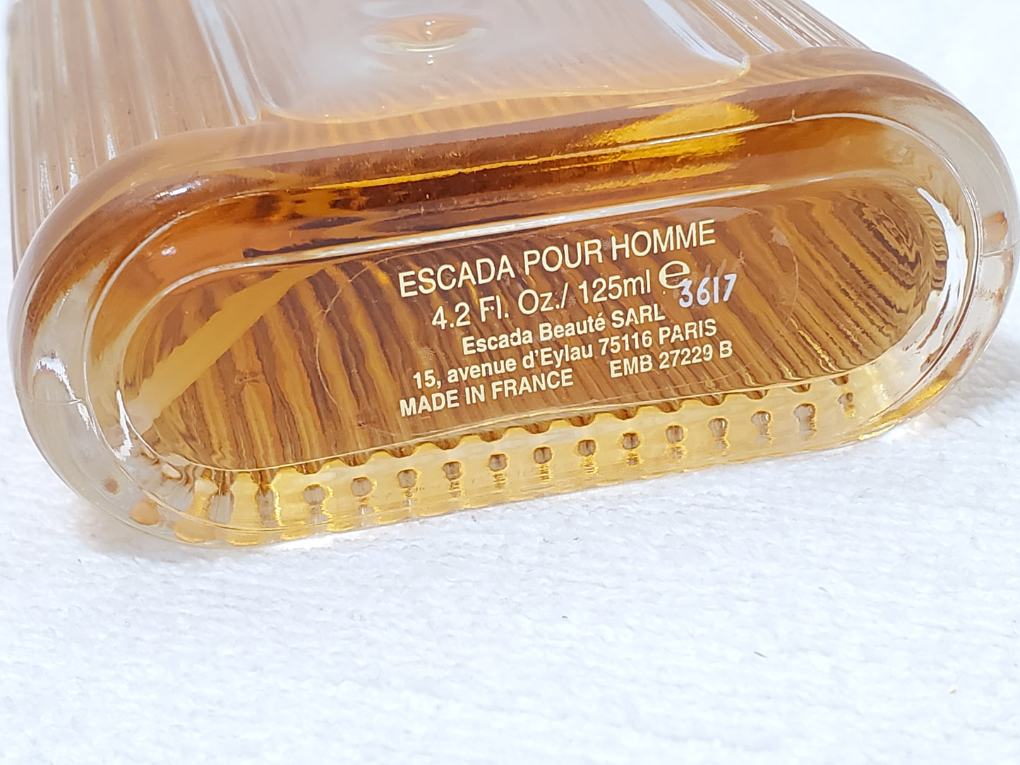 Vintage Escada Pour Homme Men's 4.2 oz Bottle Eau De Toilette Spray France