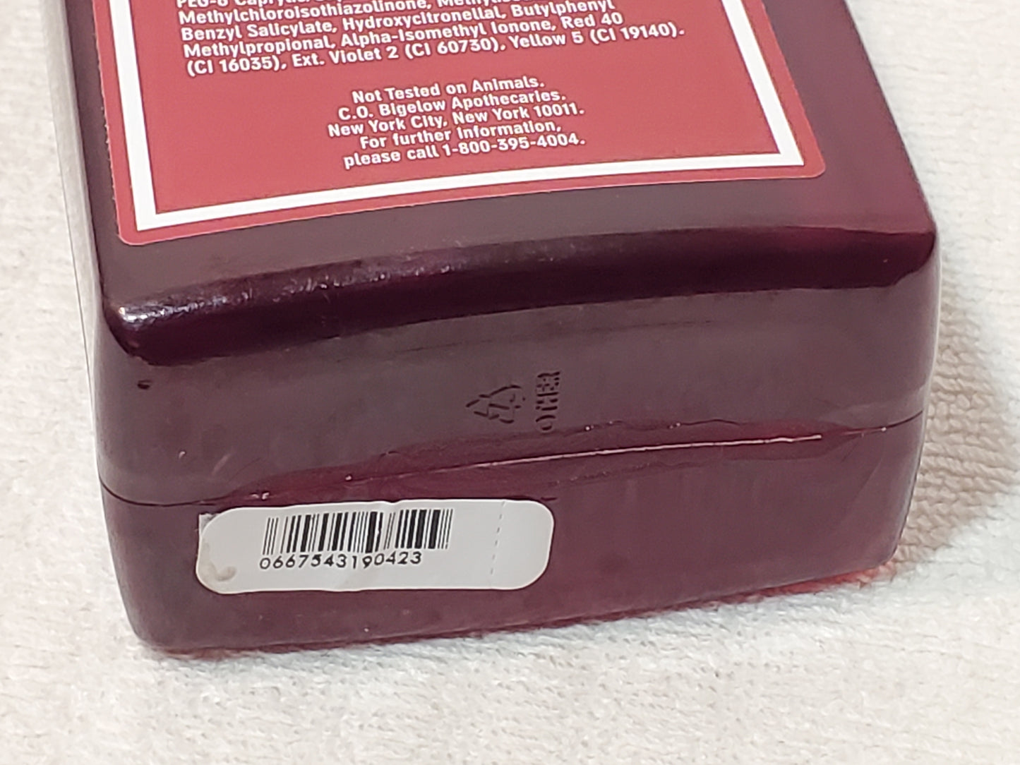 C.O. Bigelow Almond Musk Red Body Wash 11.6 oz Bottle New York City