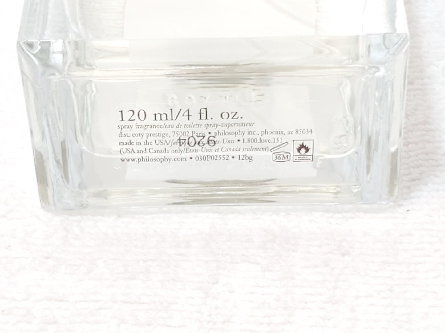 Amazing Grace by Philosophy Women's Perfume 4 oz Eau De Toilette Spray Vintage