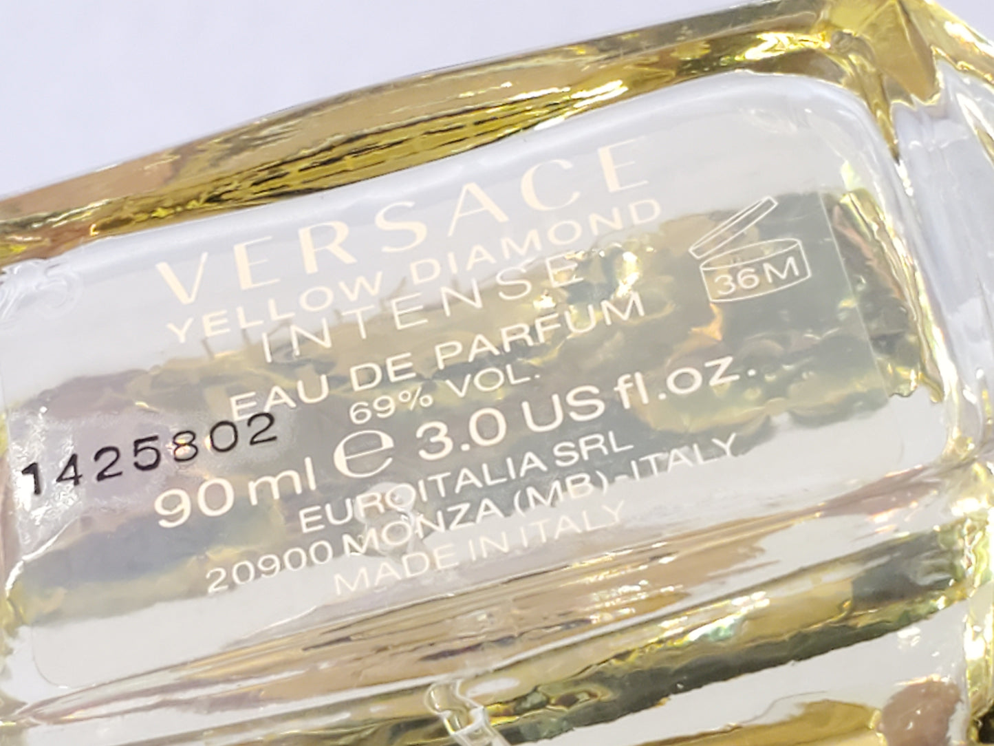 Versace Yellow Diamond Intense Eau De Parfum 3.0 oz / 90ml Spray for Women