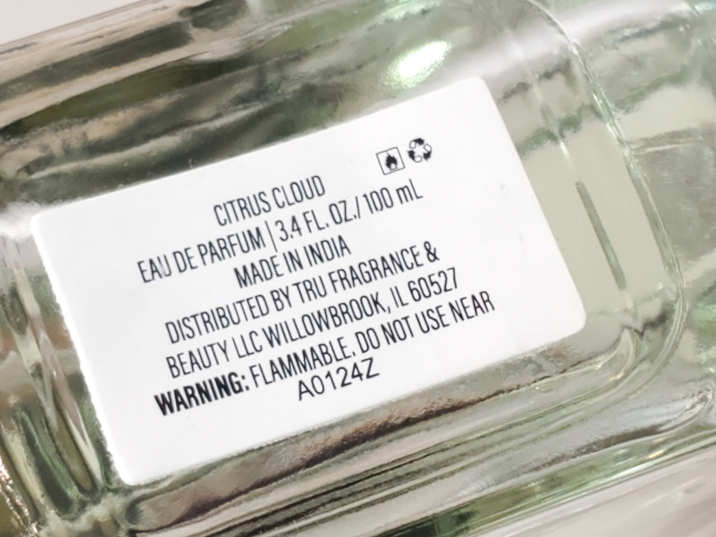 Tru Fragrance Citrus Cloud Eau De Parfum Spray 3.4 oz / 100ml for Women