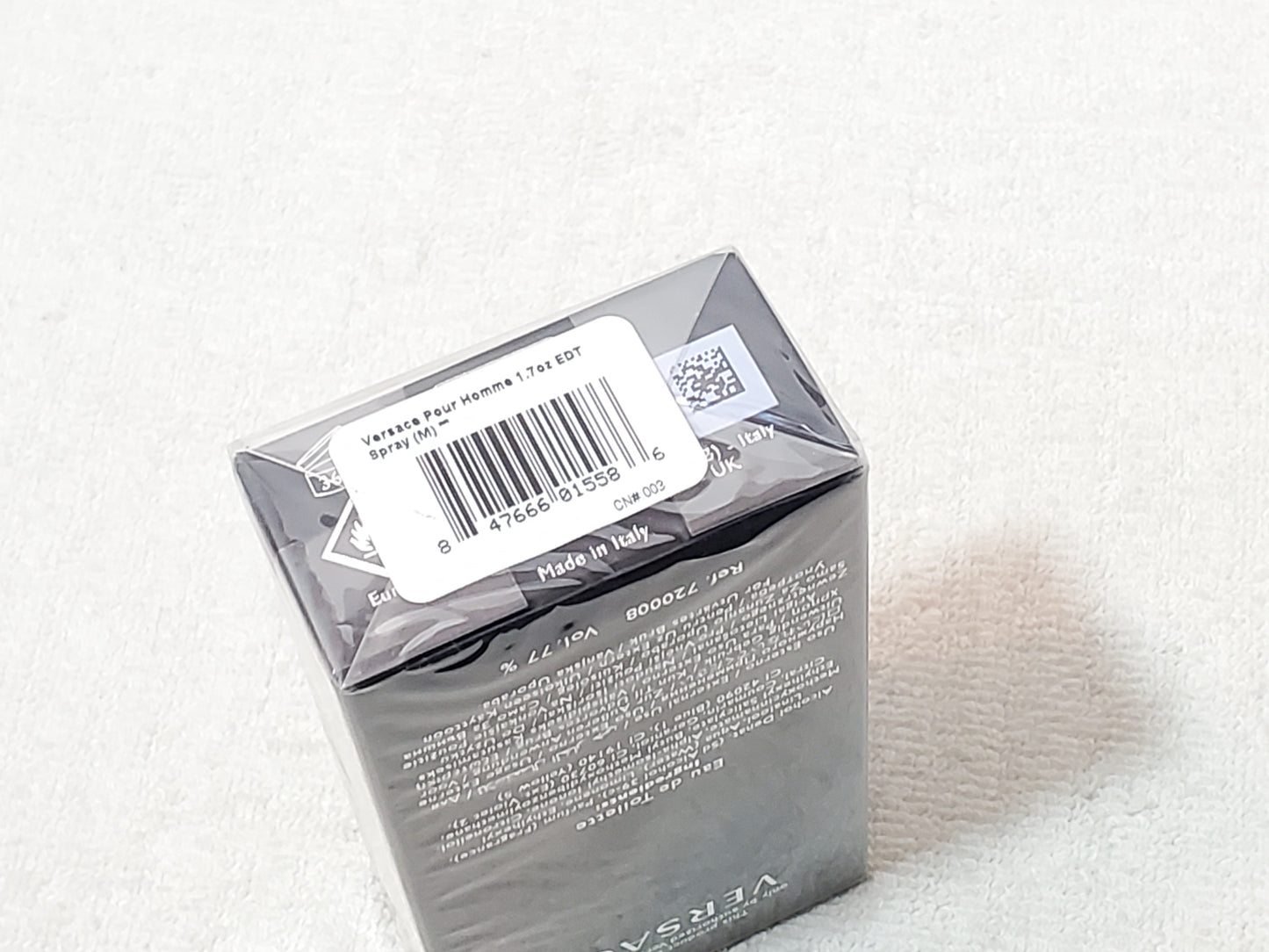Versace Pour Homme 1.7 oz/ 50ml EDT Eau De Toilette Natural Spray New Sealed