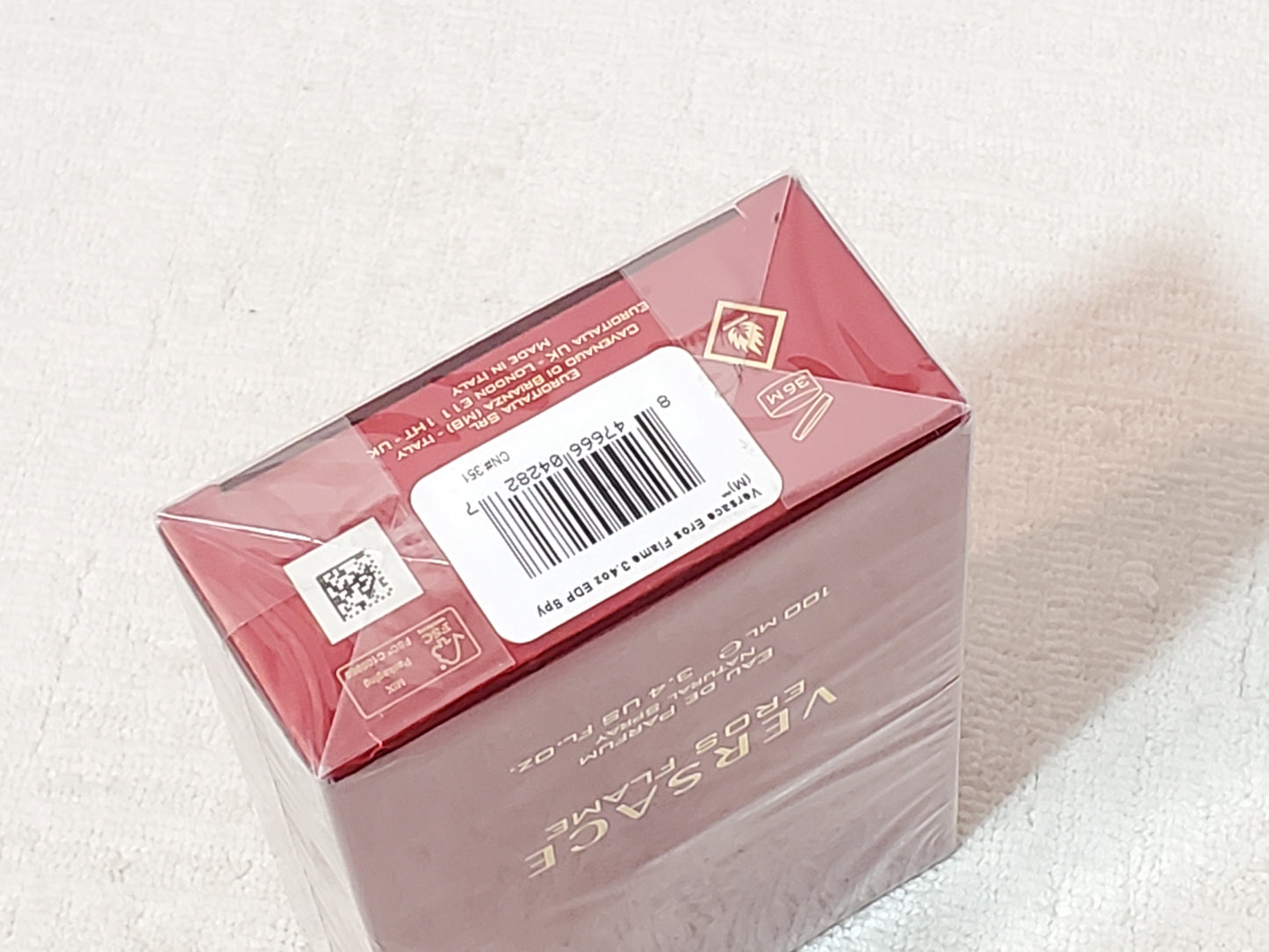 Versace Eros Flame Eau de Parfum Spray 3.4 oz / 100ml New Factory Sealed for Men