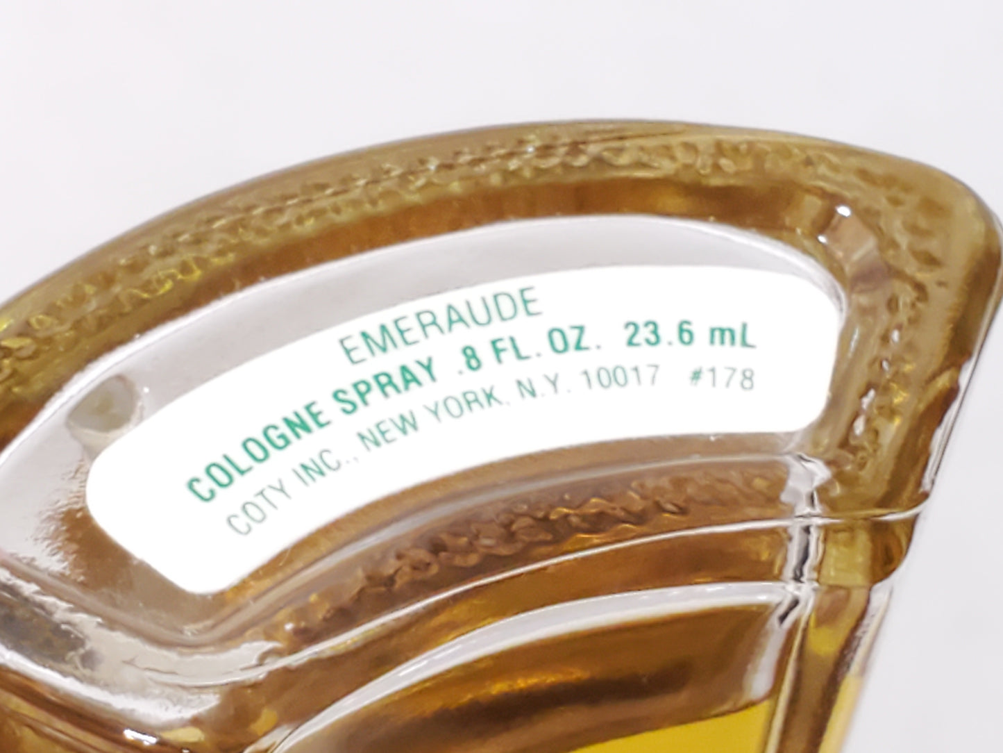 Vintage Coty Emeraude Cologne Spray 0.8 oz / 23.6 ml #178 Pre-owned for Women