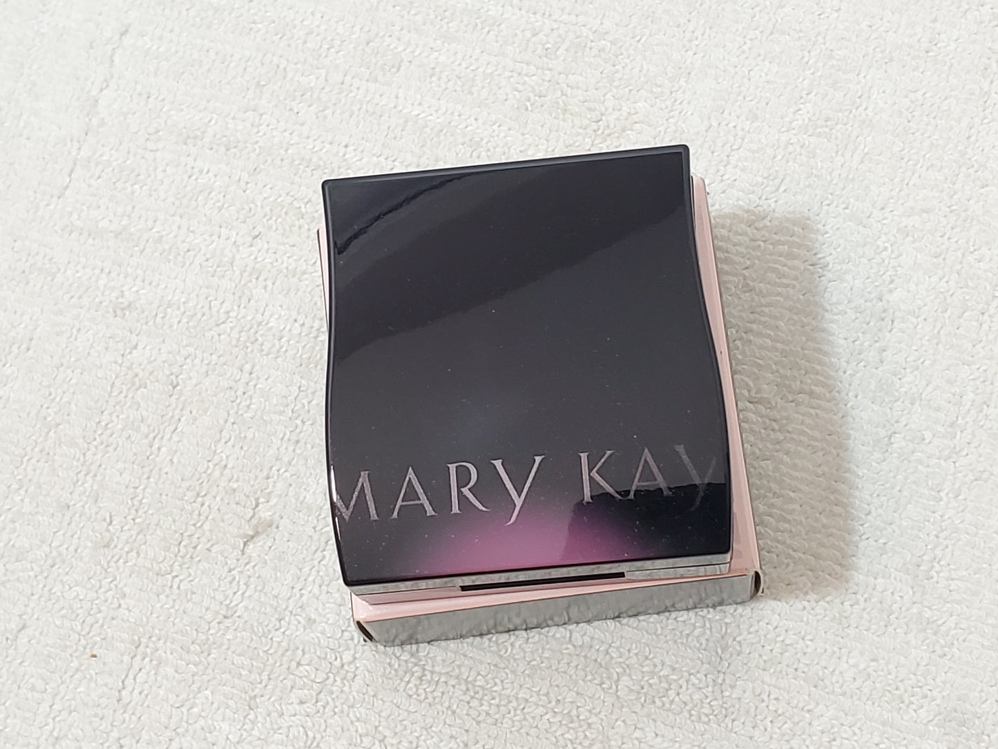 Mary Kay Compact Mini 040752 Unfilled Black Case w/Mirror Refillable NIB Women