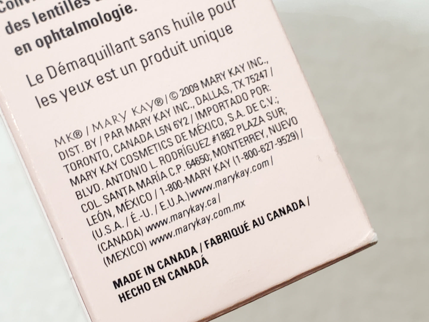 Lot of 2 Mary Kay Oil Free Eye Makeup Remover Dual Phase 3.75 oz / 110ml Women