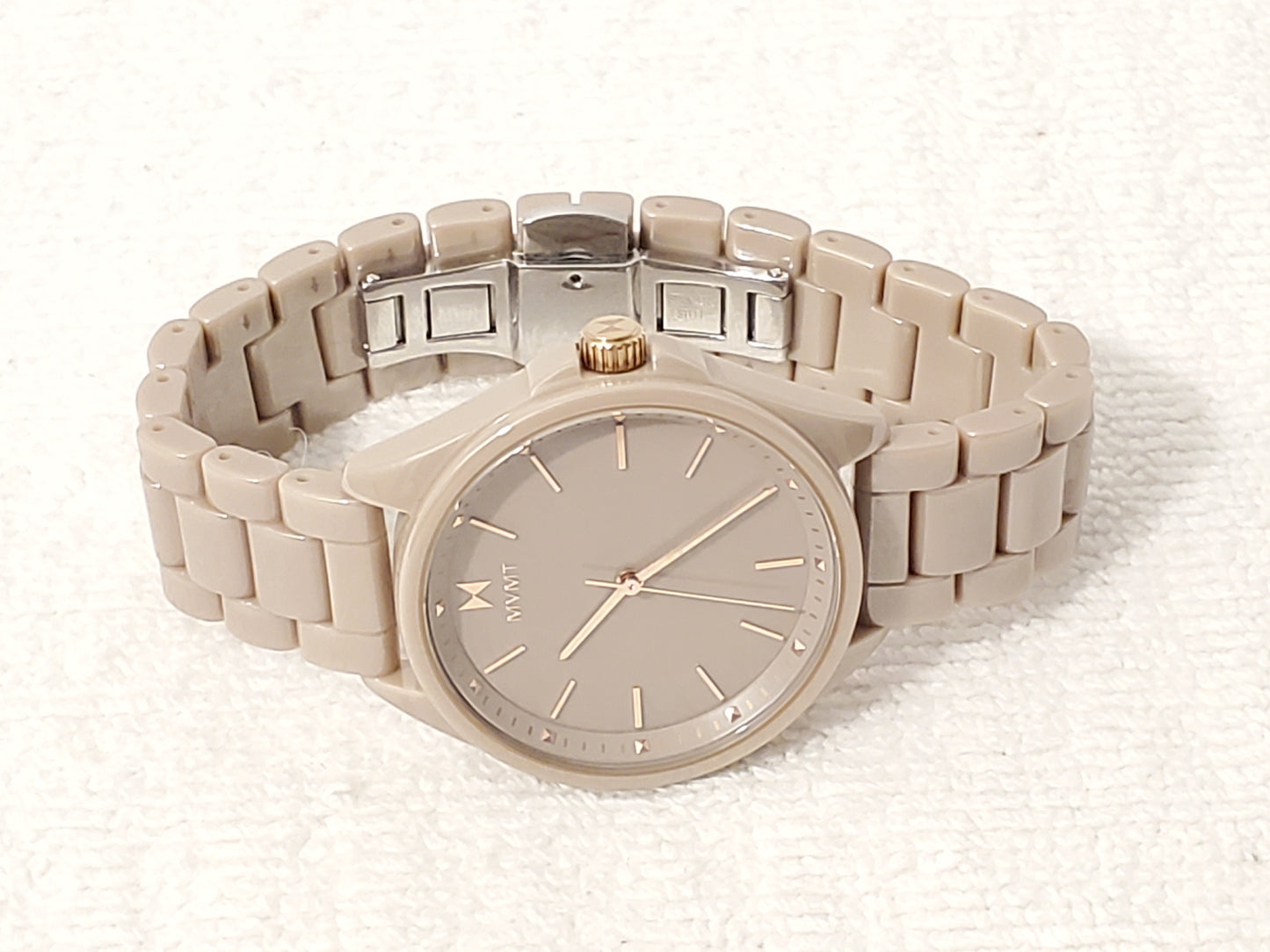 MVMT Coronada Collection Cashmere Women's Ceramic Quartz Watch WR 30 Meters SS