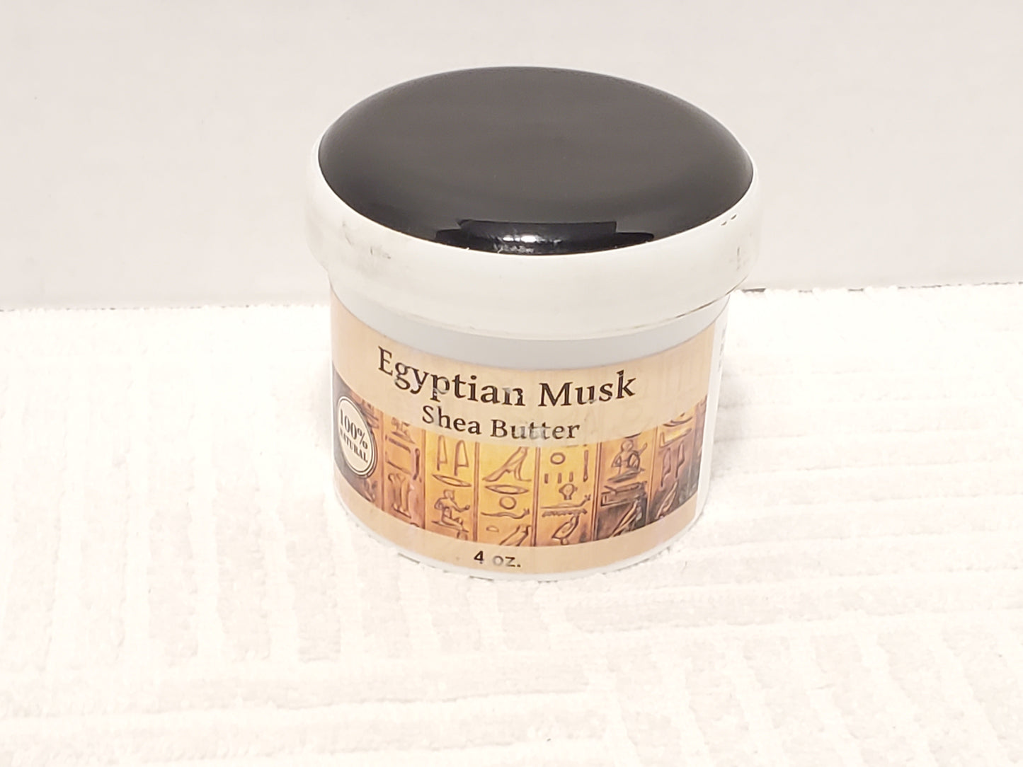 Egyptian Musk Shea Butter 4 oz Plastic Container Skin Nourishing