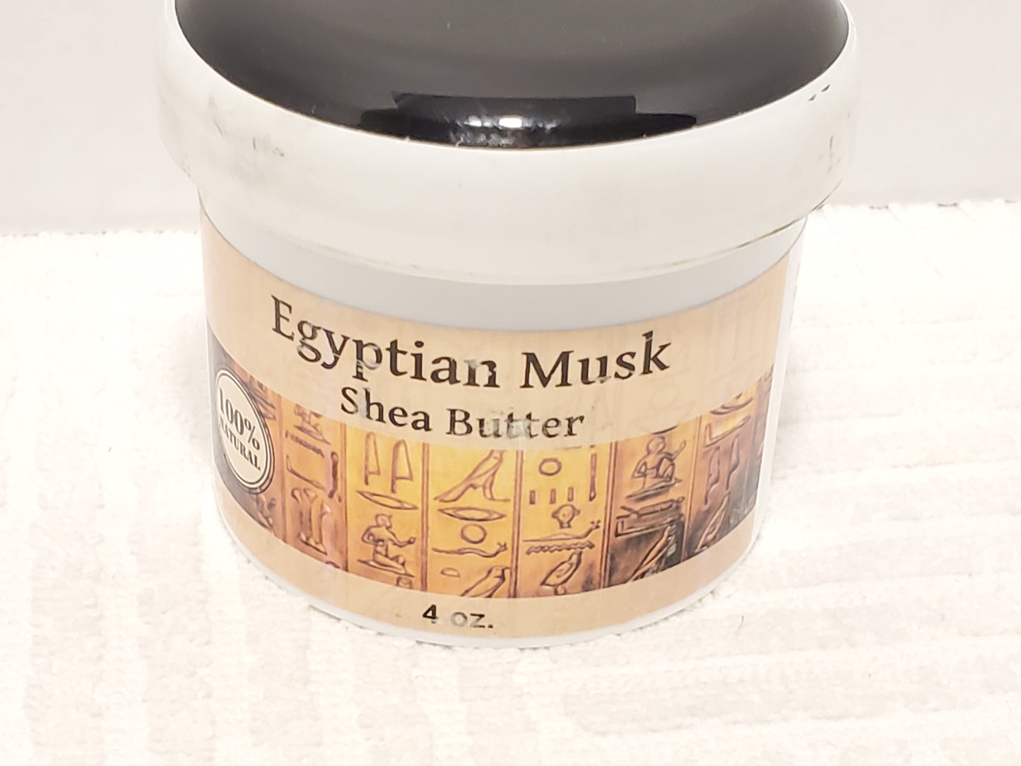 Egyptian Musk Shea Butter 4 oz Plastic Container Skin Nourishing