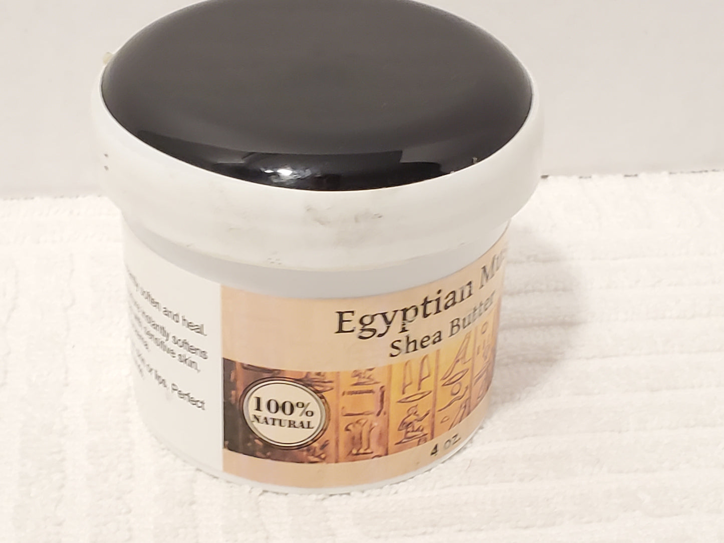 Egyptian Musk Shea Butter 4 oz Plastic Container Skin Nourishing