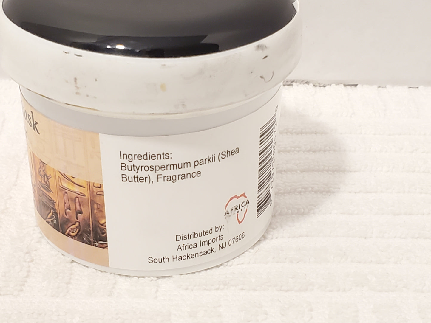 Egyptian Musk Shea Butter 4 oz Plastic Container Skin Nourishing