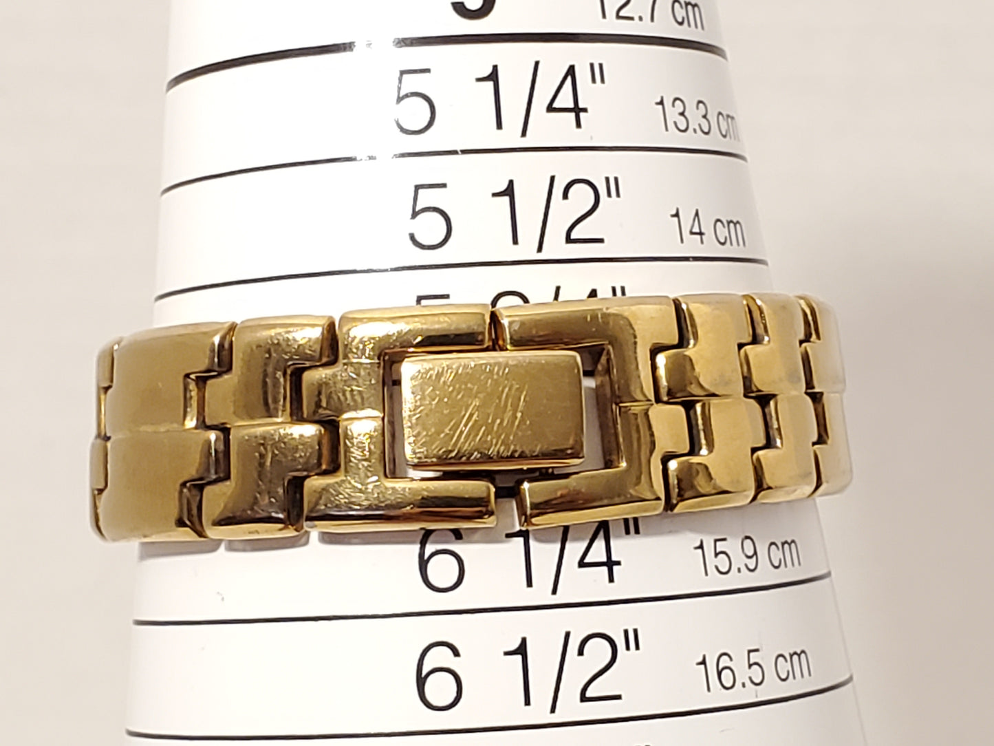 Vintage Seiko Tank Women's Gold Tone Quartz Watch White Dial Stainless Steel