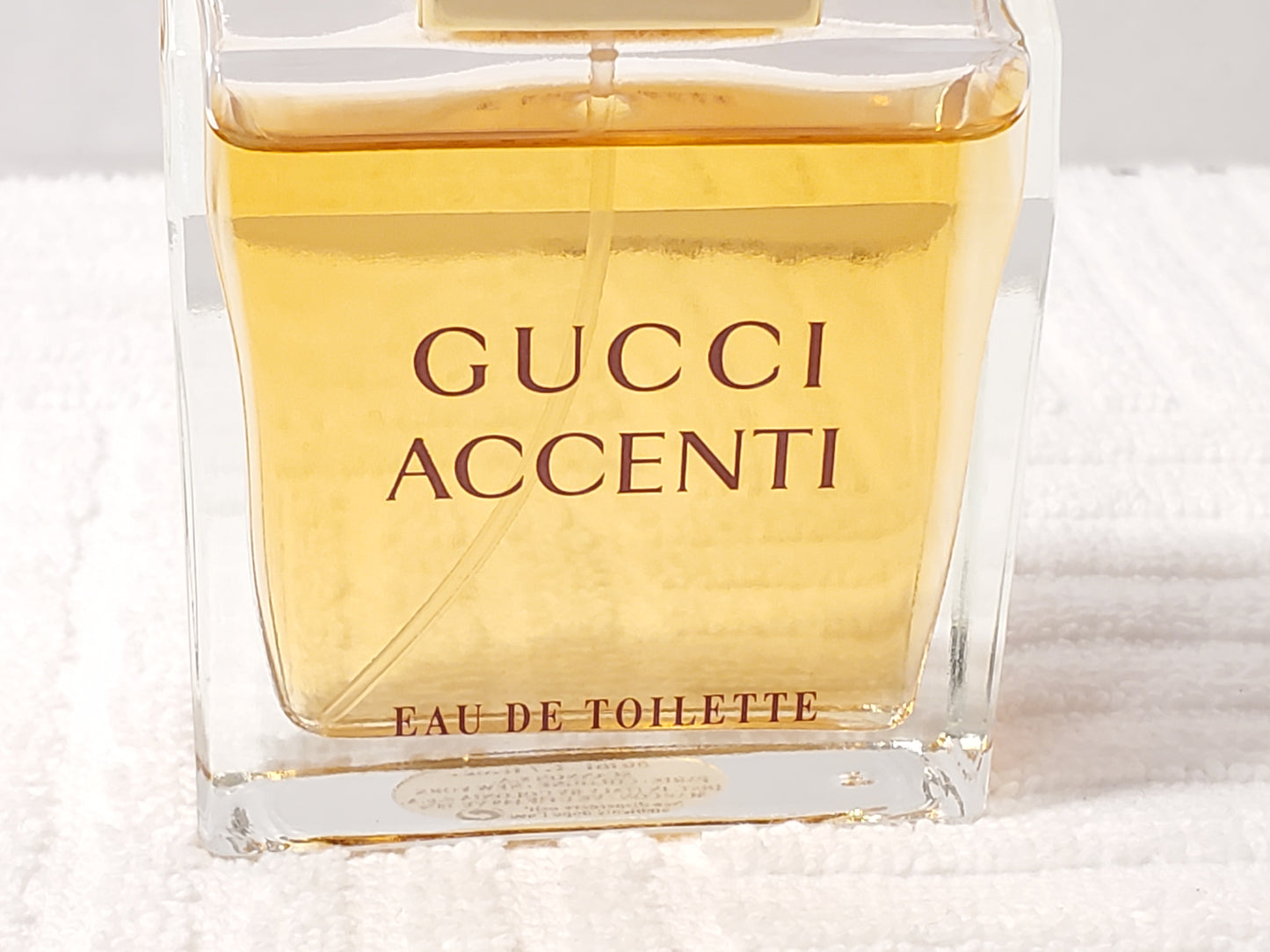 Vintage Gucci Accenti Womens Cologne Perfume Eau De Toilette Spray 1.7 oz Bottle