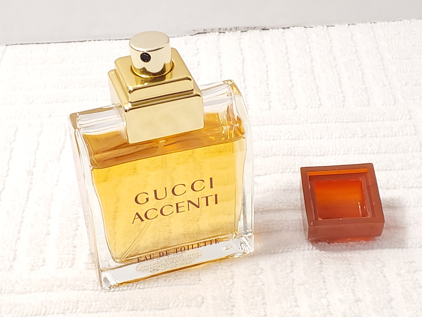 Vintage Gucci Accenti Womens Cologne Perfume Eau De Toilette Spray 1.7 oz Bottle