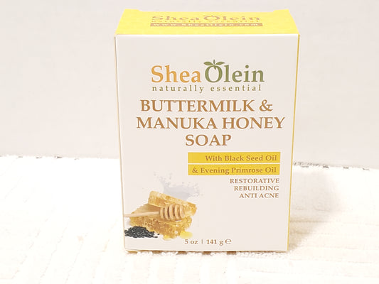 Shea Olein Naturally Essential Buttermilk Manuka Honey Soap