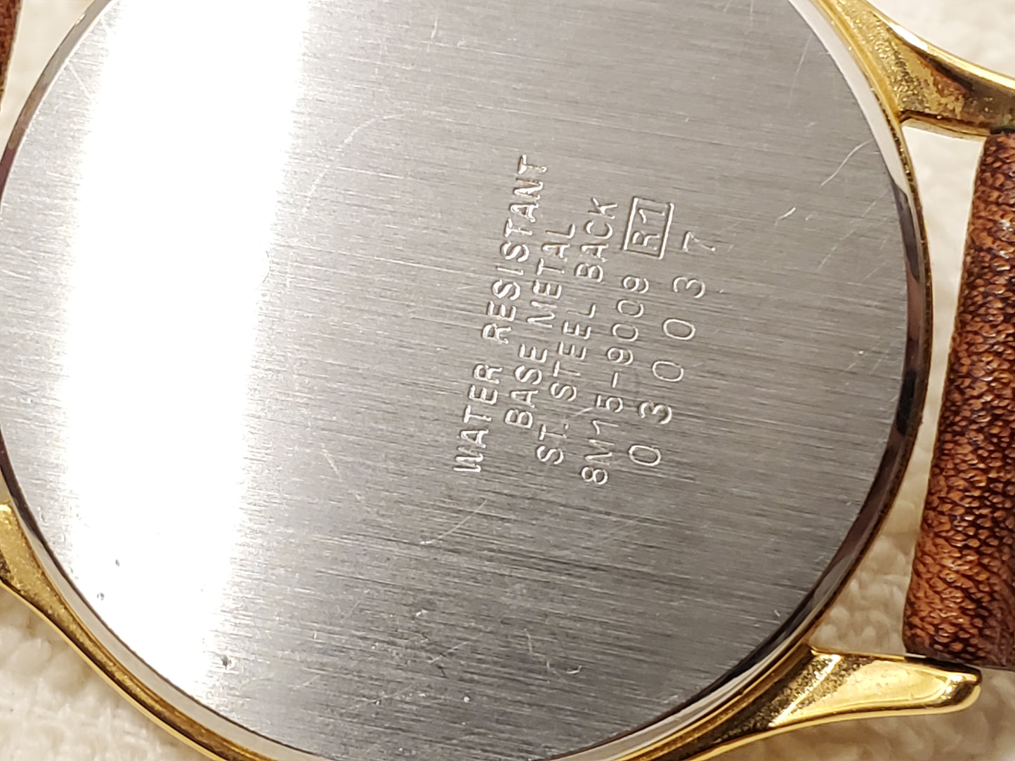 Vintage Seiko Men's Gold Tone Quartz Watch Day Date Alarm Dual Time