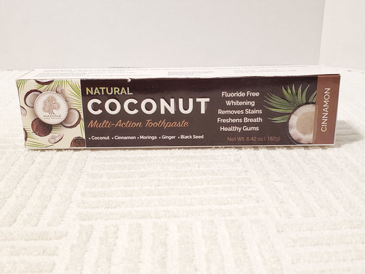 Madina Neem Advance Natural Coconut Multi Action Toothpaste Fluoride Free Whitening