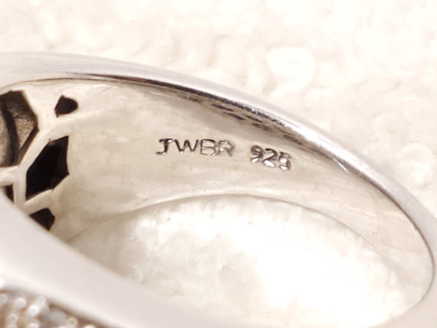 Green Enamel 925 Sterling Silver Diamonds Womens Ring JBWR Jewelry Made in India