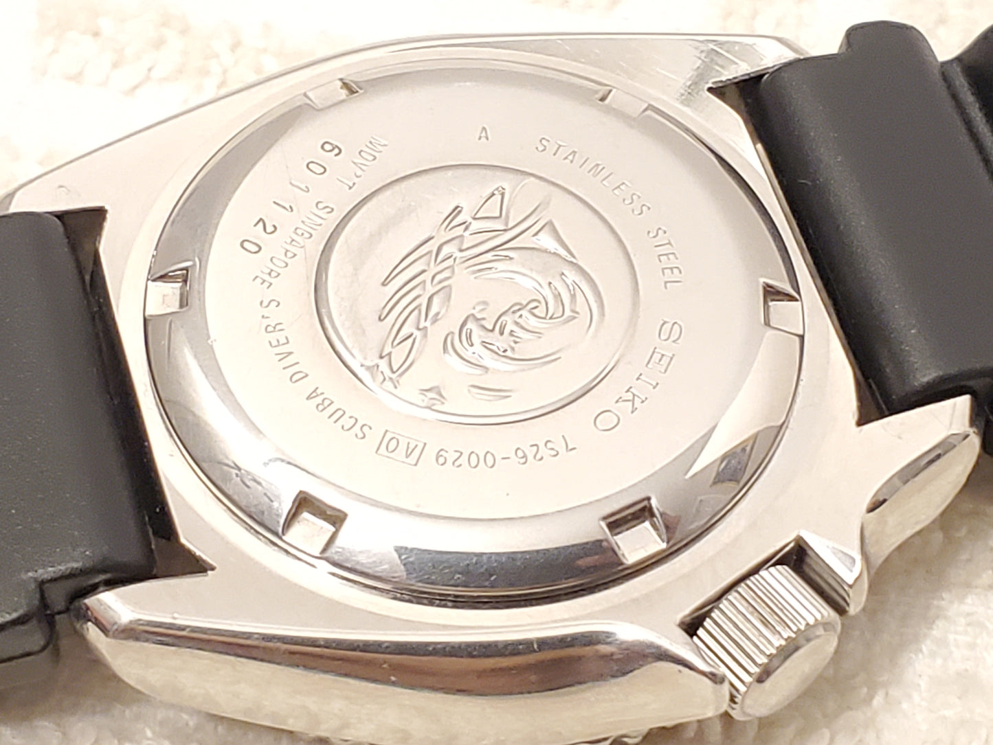 Vintage Seiko Men's Automatic Diver's Watch 21 Jewels Day Date WR 200 Meters SS
