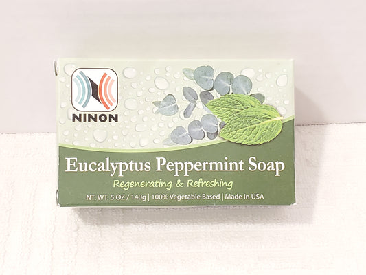 Eucalyptus Peppermint Soap 5 Ounce Bar by Ninon Made in USA