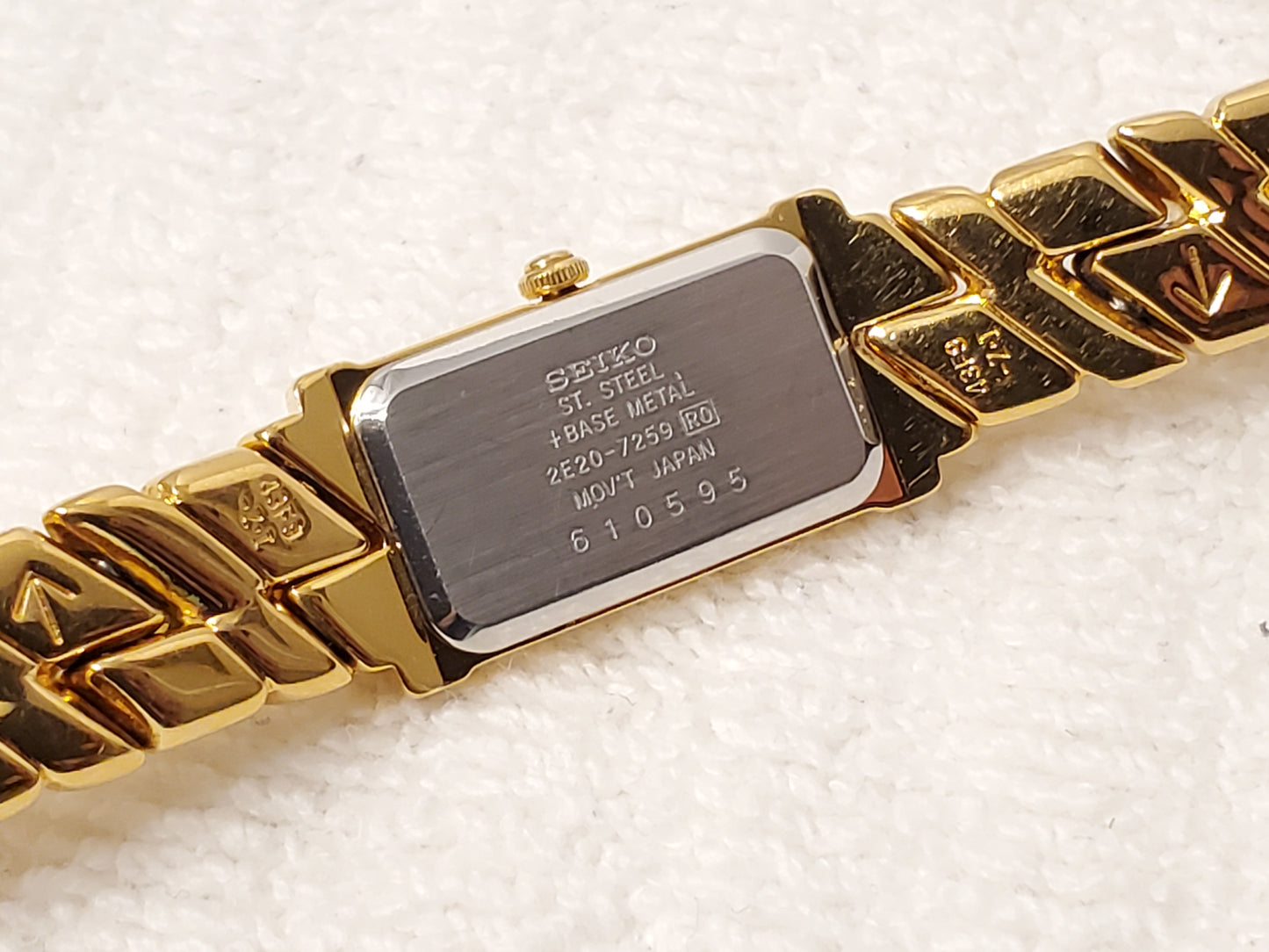 Vintage Seiko Women's Watch Green Dial One Jewel Roman Numerals