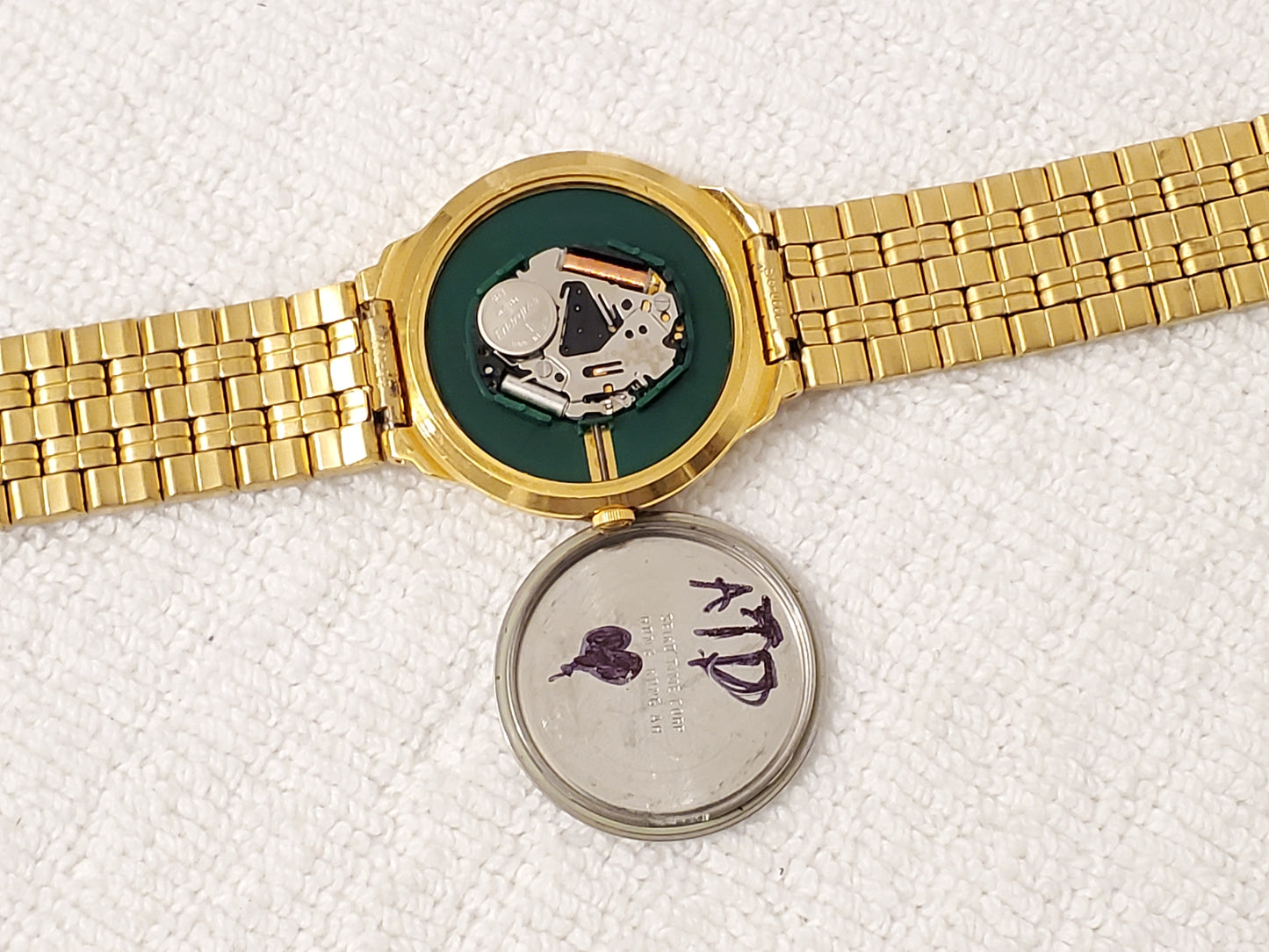 Vintage Seiko Women's Gold Tone Stainless Steel Base Metal Quartz Watch