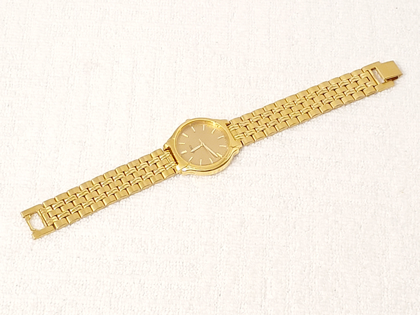 Vintage Seiko Women's Gold Tone Stainless Steel Base Metal Quartz Watch