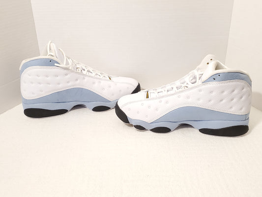 Nike Air Jordan 13 Retro Blue Grey White Black Men's Size 8.5 Leather Suede