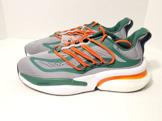 Adidas AlphaBoost V1 Men's Comfort Running Shoes Sneakers Size 8 Miami Hurricane