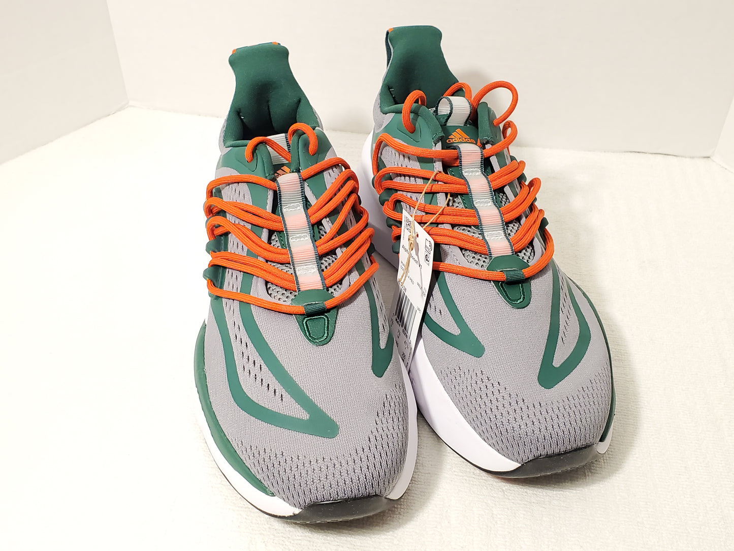 Adidas AlphaBoost V1 Men's Comfort Running Shoes Sneakers Size 8 Miami Hurricane