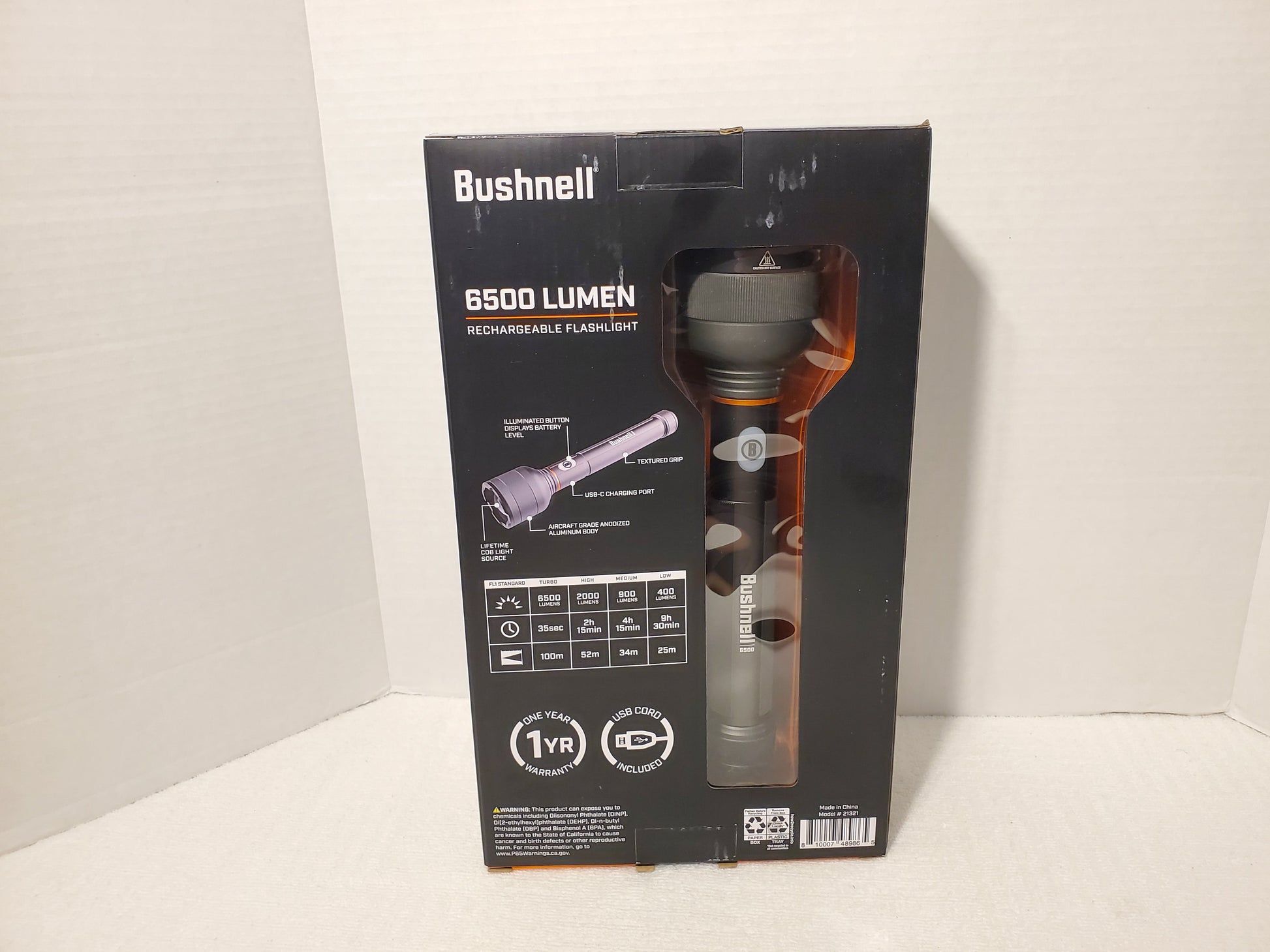 bushnell 2000 lumen rechargeable flashlight Bushnell 6500 Lumen Rechargeable Performance 4 Mode Flashlight Ultra B – Twenty Four Hour Mall