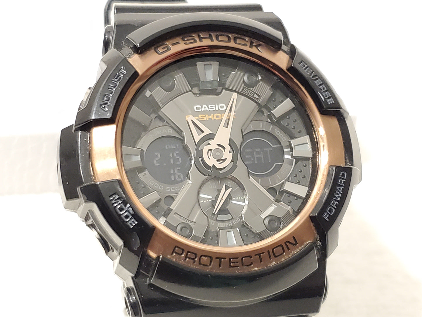 Casio G Shock Protection Analog Digital Men's Watch Alarm Chronograph World Time