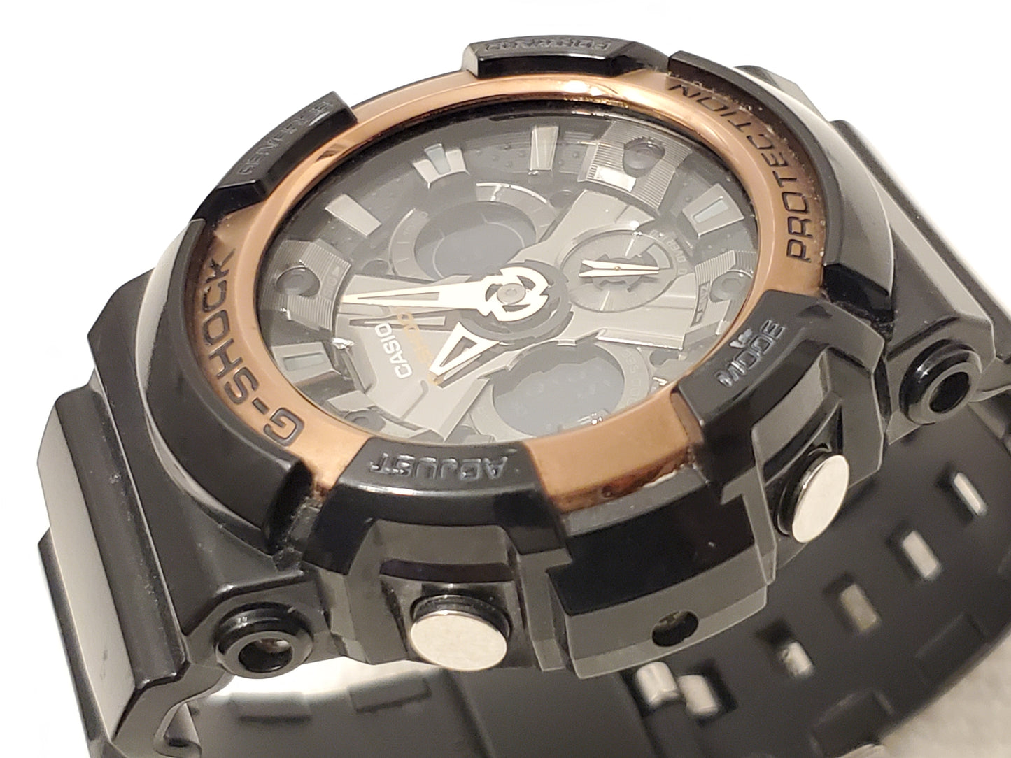 Casio G Shock Protection Analog Digital Men's Watch Alarm Chronograph World Time