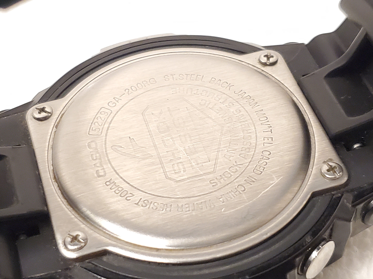Casio G Shock Protection Analog Digital Men's Watch Alarm Chronograph World Time