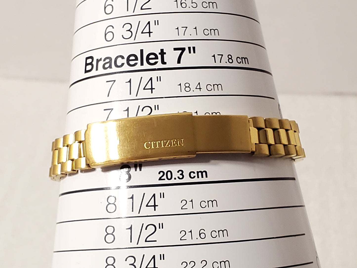 Vintage Citizen CQ Women's Day Date Stainless Steel Gold Tone Watch Black Dial