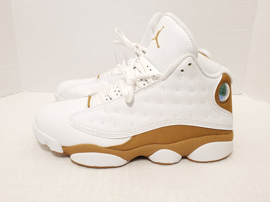 Nike Air Jordan 13 Retro 2016 Wheat White Women's Size 7 Lace Up High Top