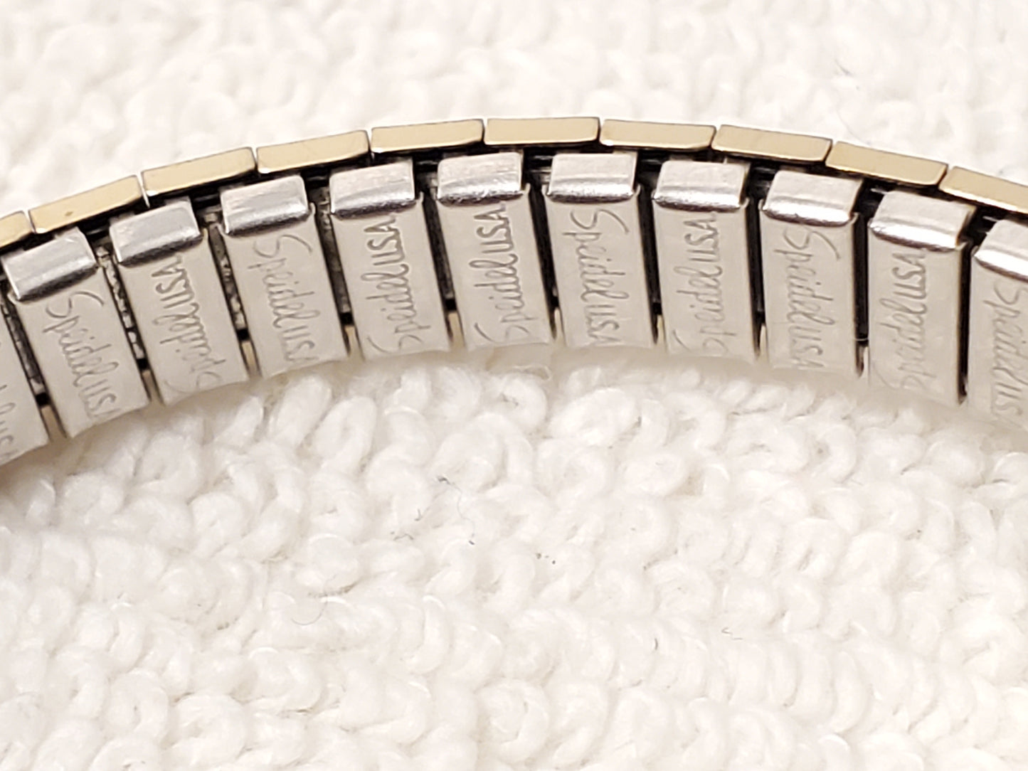 Vintage Wittnauer Geneve Womens Wind Up Watch Stretch Band Gold Plated 17 Jewels