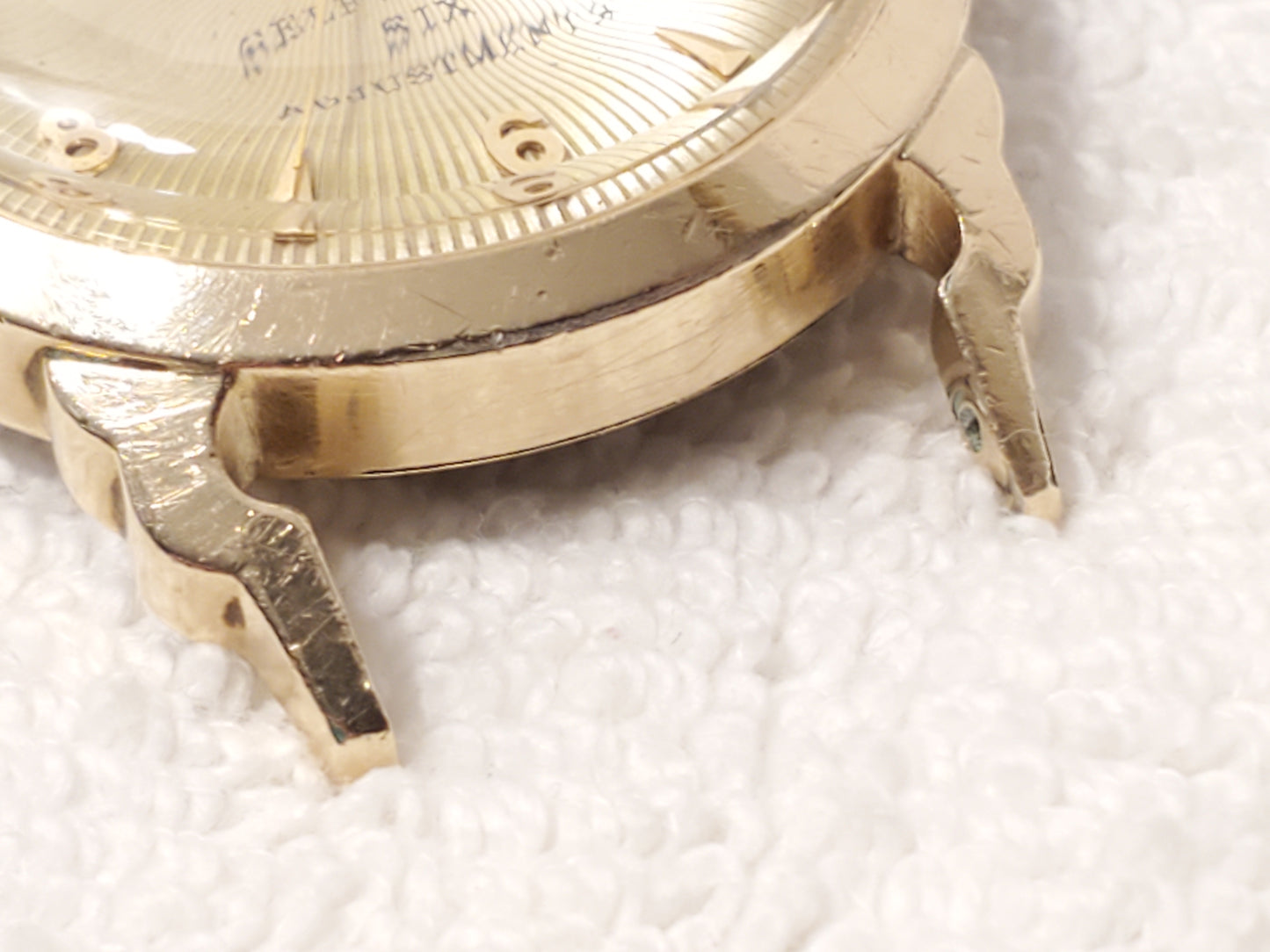 Vintage Bulova Men's Self Winding Six Adjustments Gold Tone Watch 23 Jewels