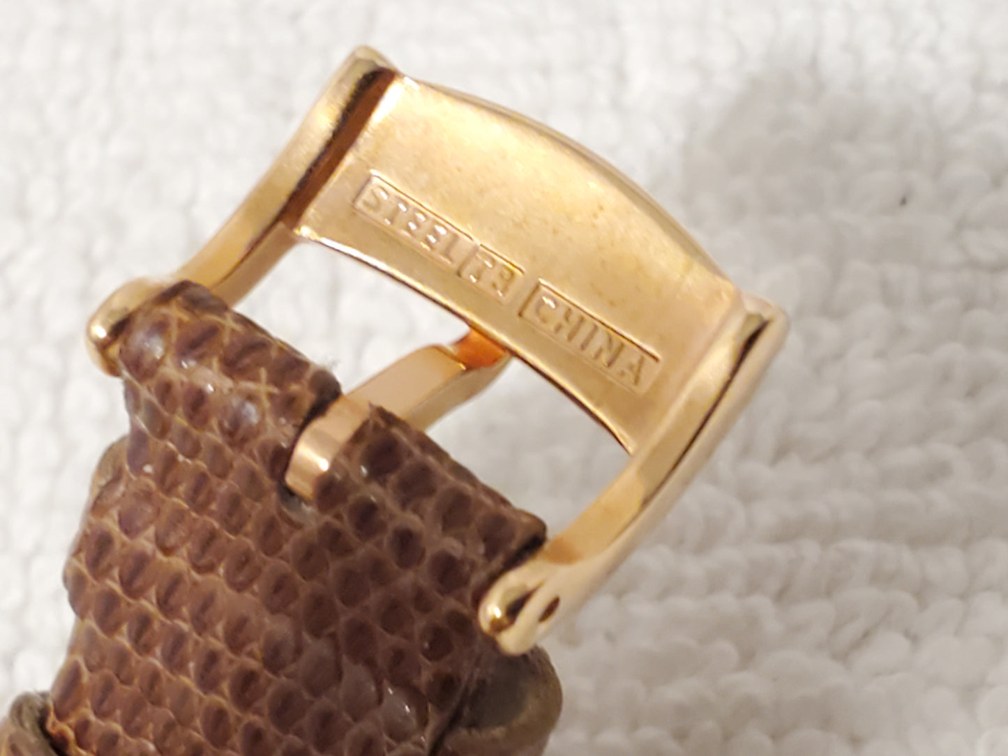 Tommy Bahama Women's Rose Gold Tone Watch Brown MOP Dial Leather 4 Jewels Swiss