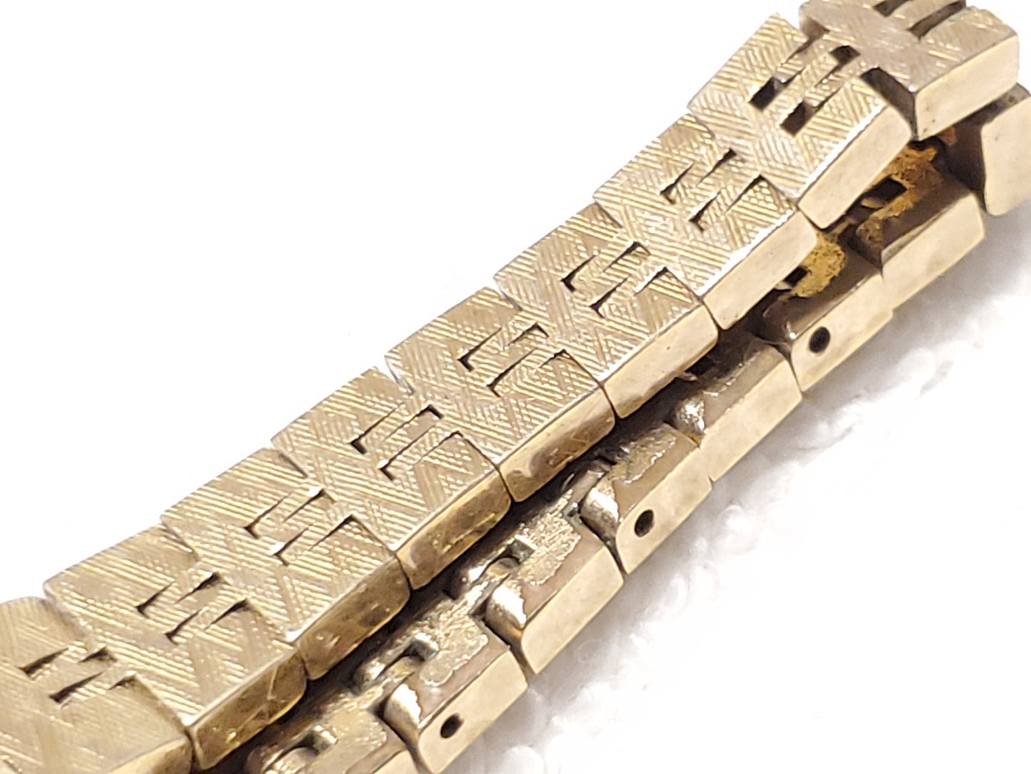 Vintage Seiko Gold Plated Tone Women's Wind Up Watch Seventeen Jewels S Steel
