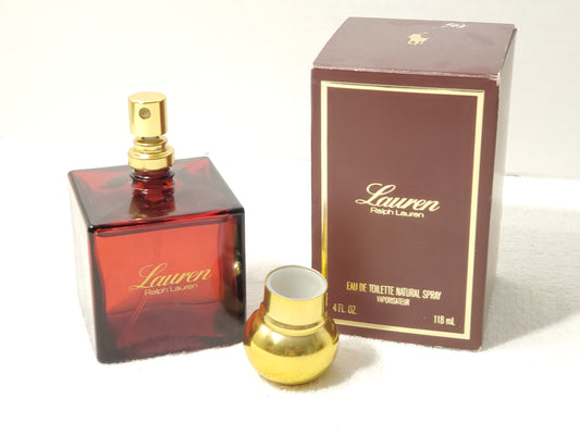 Vintage Lauren Ralph Lauren Eau De Toilette Women's Perfume Spray 4 oz Bottle